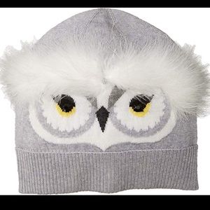 KATE SPADE NEW YORK WHO ME OWL BEANIE NWT